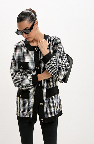 Жакет гусиная лапка