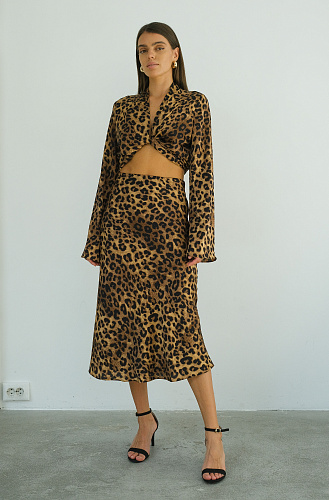 Юбка лео миди