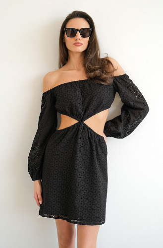 Платье из шитья черное 