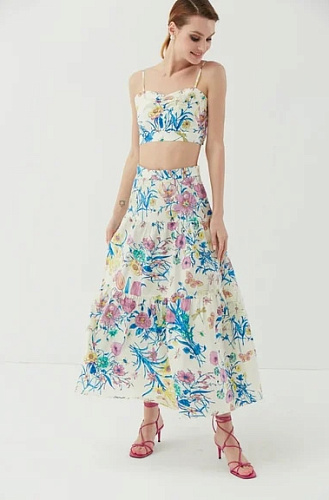 Кроп-топ цветной