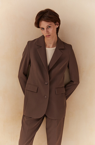 Жакет коричневый