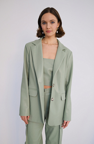 Жакет из эко кожи 