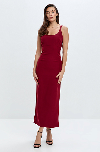 Платье футляр макси