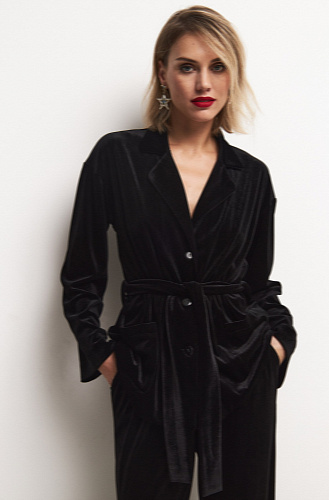 Жакет бархатный