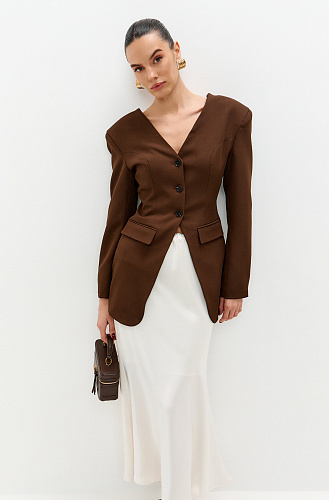  Жакет с вырезом на спине