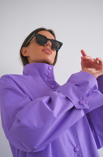 Плащ лиловый