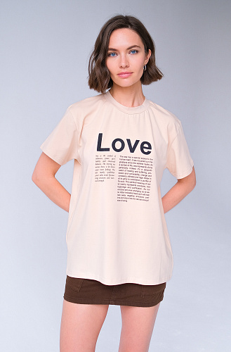  Футболка  love 