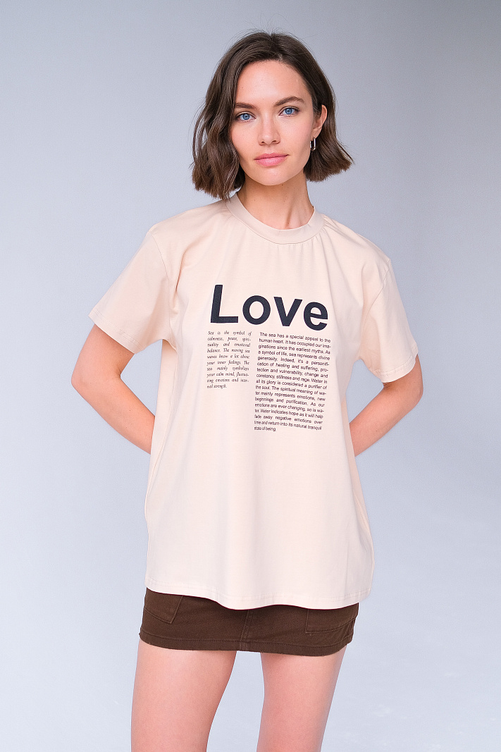  Футболка  love 