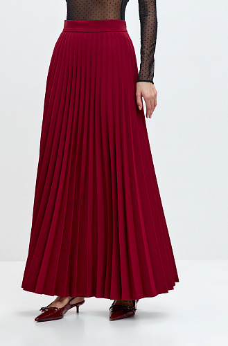 Юбка гофре макси