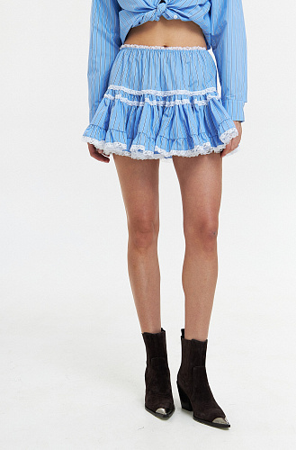 Юбка с кружевом Stripes