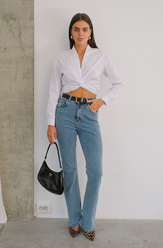 Блуза на завязках