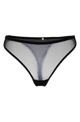 Стринги из сеточки черные