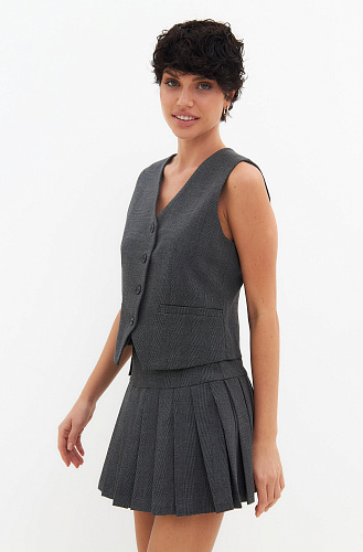 Жилет серый