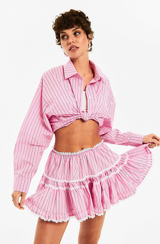 Юбка с кружевом Stripes