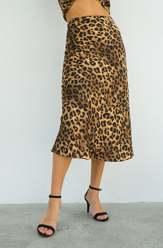 Юбка лео миди